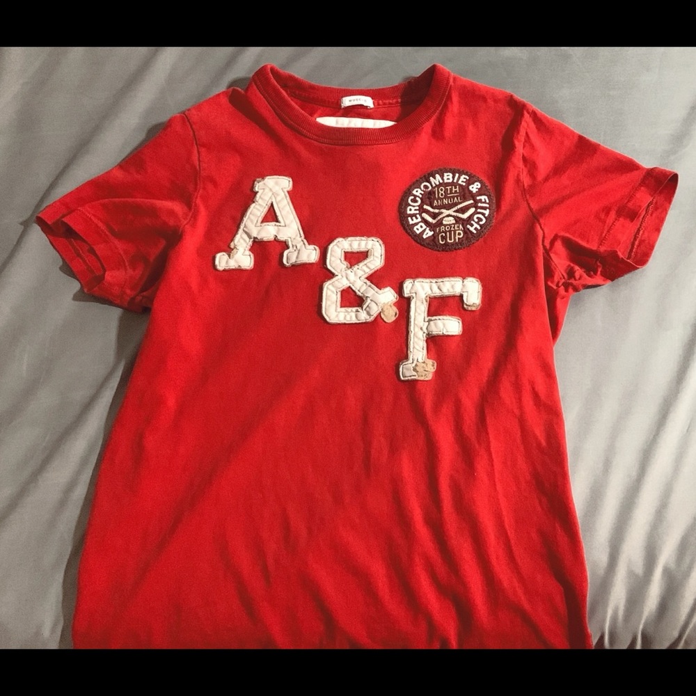 Red Abercrombie and Fitch Shirt